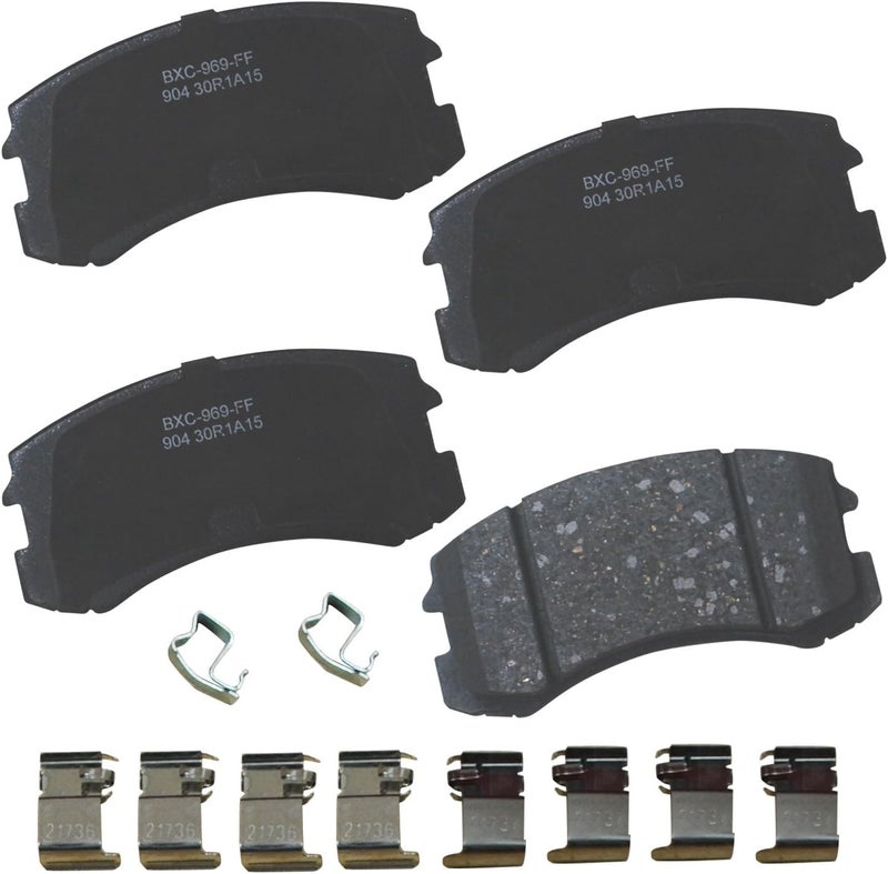 Bendix Premium SBC904 Ceramic Front Brake Pads for Mitsubishi Lancer 2007-2002 - Image 1